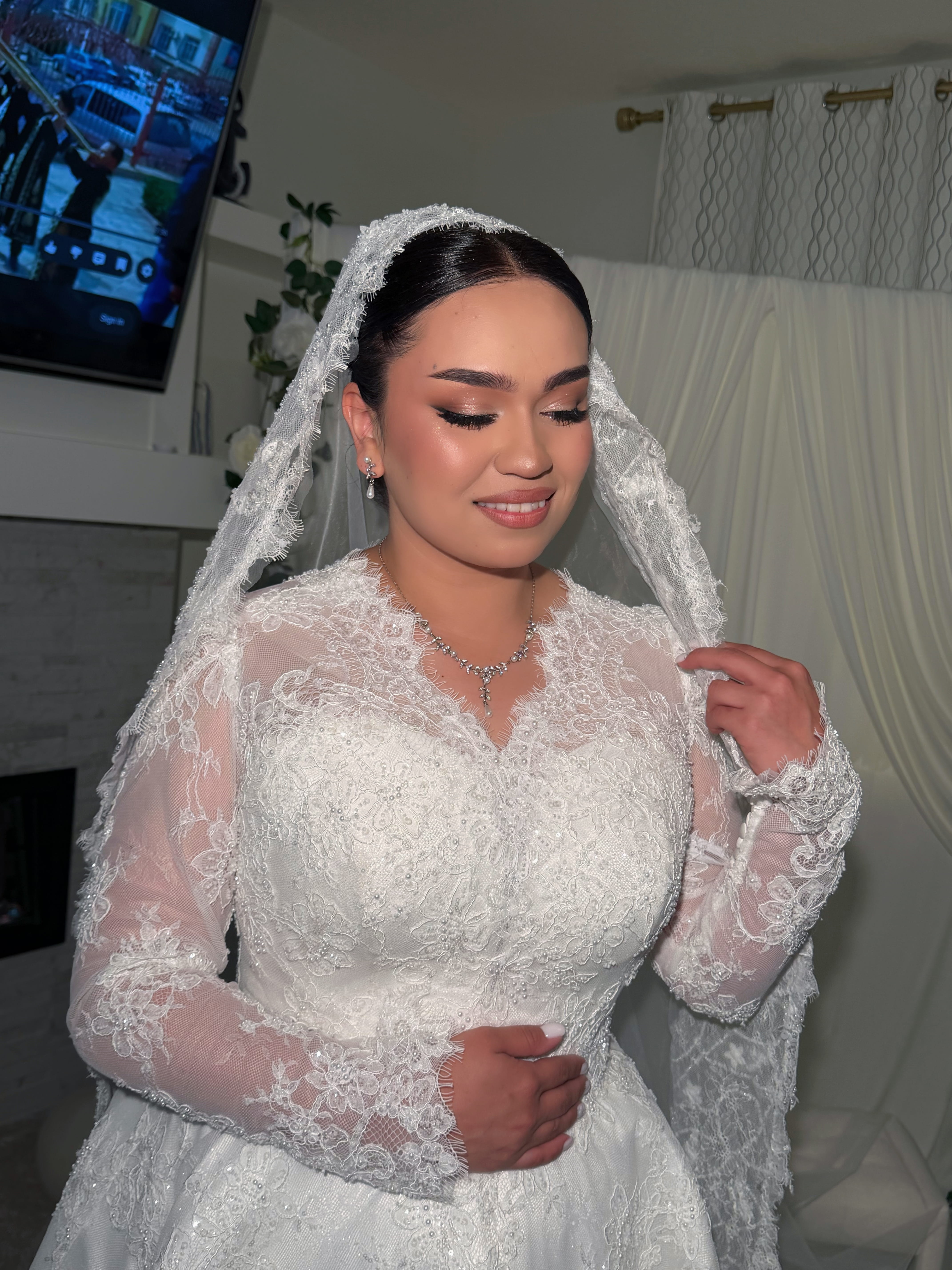 Bridal look by Rokhinur