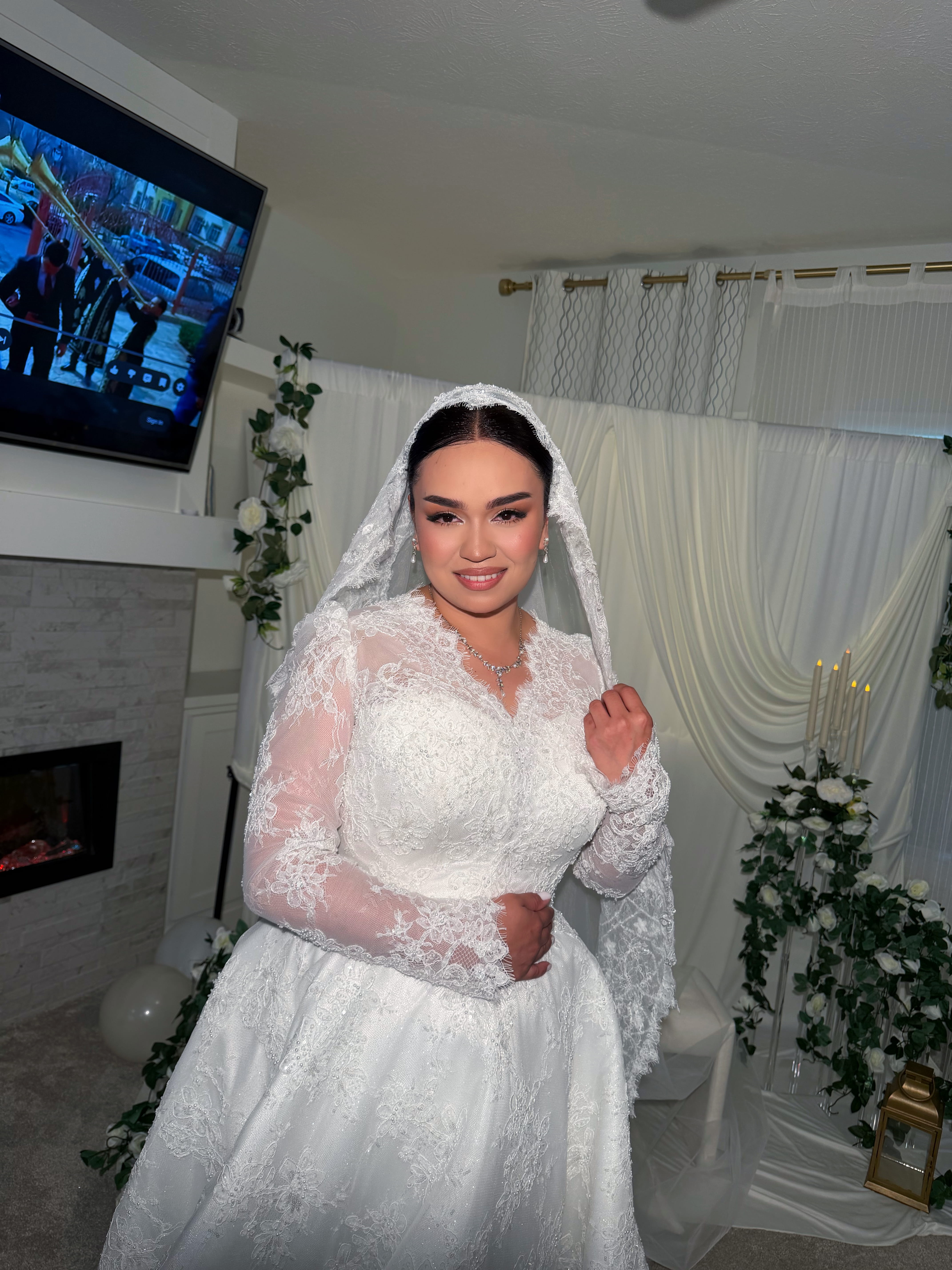 Bridal look by Rokhinur